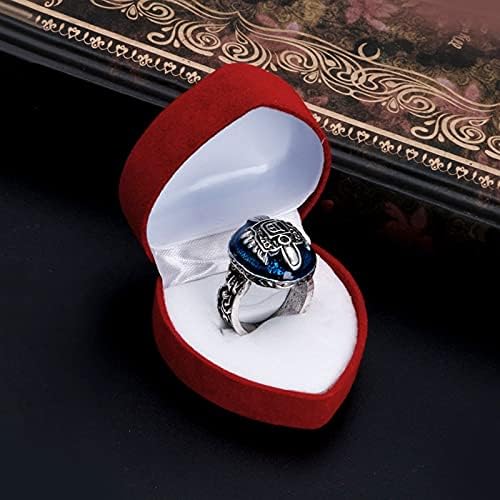 Qiaononi ZD205 1pc Velvet Oblik srca Je nakit za prikaz kutija za prstenje naušnice za pohranu kutija za polaganje kutija nakit