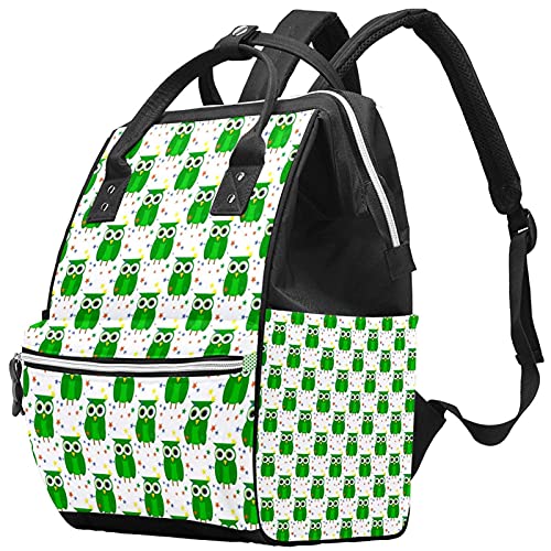Green sova pelene tote torbe mammmy ruksak veliki kapacitet od pelenske torbe sestrinčavajuća torba za njegu beba