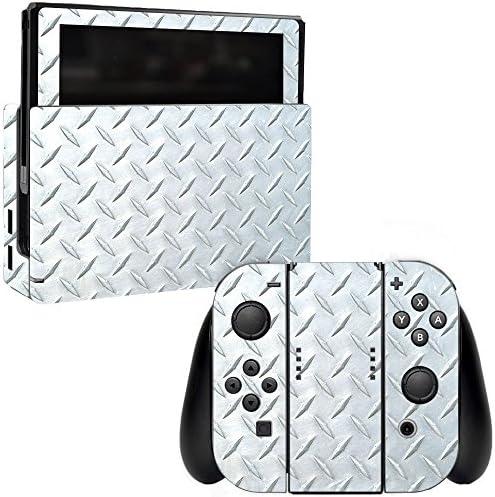Kompatibilna koža kompatibilna s prekidačem Nintendo - Diamond ploča | Zaštitni, izdržljivi i jedinstveni poklopac zamotavanja vinilnog dekala | Jednostavan za prijavu, uklanjanje i promjena stilova | Napravljeno u sad