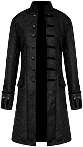 Niuqi Muškarca Zima topla vintage jakna za rezanje kaputa za obnovke na otvorenom