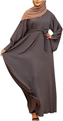 Muslimanske ženske haljine dugih rukava molitvena Odjeća ogrtač Islamska ženska konzervativna haljina Abaya Maxi Kaftan