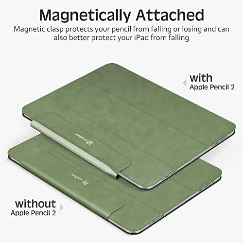 Slučaj KingBlanc za iPad Pro 11 4. / 3. generacija 2022/2021/202020 Model, prikladan magnetski privitak, auto spavanje / buđenje,