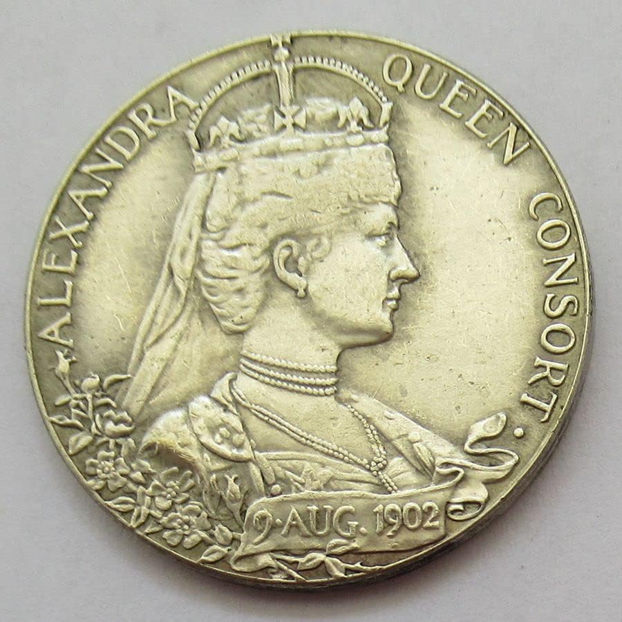 British Medalja 1902 Komemorativni kovanica