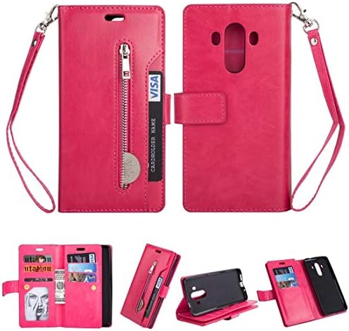 LUNCA za Huawei Mate 10 Pro multifunkcionalni Zipper horizontalna Flip kožna torbica sa držačem & amp; novčanik & 9 Slotovi za kartice