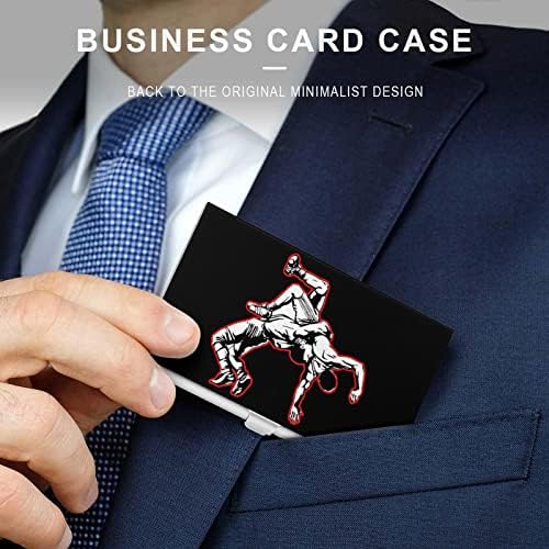 Wrestling Business Name Case Funny džepni držač za kreditnu ličnu kartu za muškarce žene