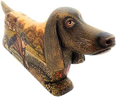 Drvena figurica jazavčastog psa 5,70 Visoka ukrasna skulptura isklesana i naslikana ruskih umjetnika.Home dekor.handmade u Rusiji.