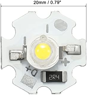 MECCANIXITY COB LED light Perla 3w 280lm 4000-4500K 20mm 5VDC sijalica za uštedu energije za reflektore zamjena reflektora prirodno Bijela 5kom