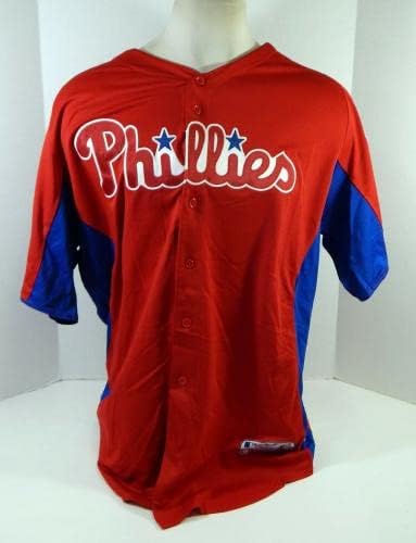 2011-13 Philadelphia Phillies Rodriguez 73 Igra Rabljena Crvena dresa ST BP 50 540 - Igra Polovni MLB dresovi