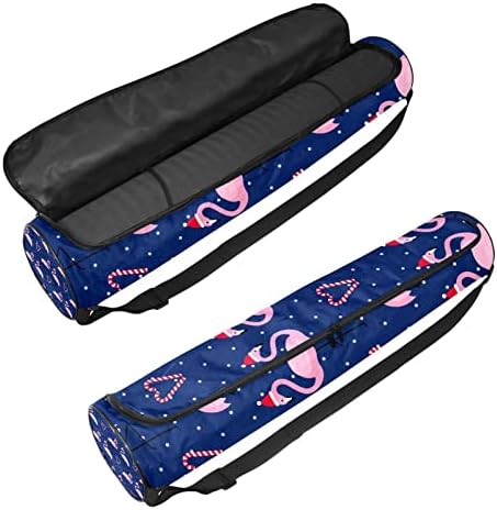 Flamingo uzorak dot slatka torba za nošenje prostirke za jogu s naramenicom torba za jogu torba za teretanu torba za plažu