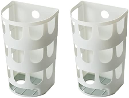 2kom X.in Kuhinjski kontejner Organizator za smeće sa držačem kapacitet tkiva od čelika Kućni zid-torba za namirnice veliki Držač papira WC X. montirana korpa za kupovinu šuplja