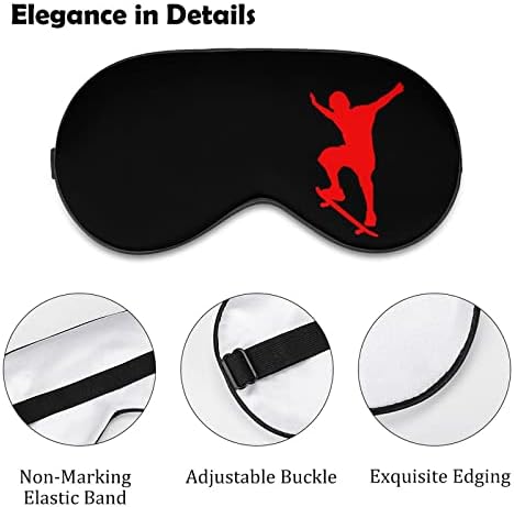 Ulični skejtboard Boy Sleep maska ​​za oči Soft Eye Covers Blokiranje svjetla za povezivanje sa podesivim remen za spavanje