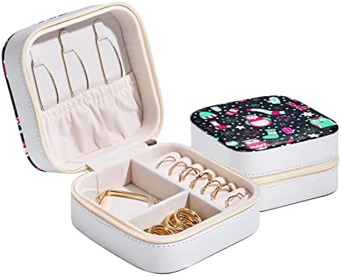 Mini Travel prenosiva torbica za nakit za prsten, privjesak, minđuše, kutija za organizatore ogrlica, rođendanski pokloni Snježna