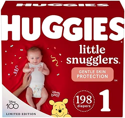 Pelene za bebe veličine 1 , 198ct, Huggies little Snugglers pelene za novorođenčad