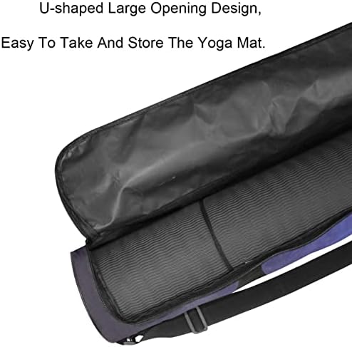 RATGDN Yoga Mat torba, Lama Silhouette Exercise Yoga Mat Carrier full-Zip Yoga Mat torba za nošenje sa podesivim remenom za žene i