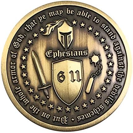Premium oklop Božja - Efežanima 6: 11-3D Komemorativni izazov sakupljač kovanica