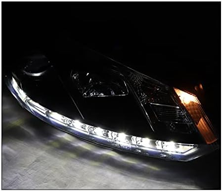 ZMAUTOPARTS LED bar projektor prednja svjetla prednja svjetla Crna w / 6.25 Bijela DRL kompatibilna sa 2010-2014 Volkswagen Golf/GTI