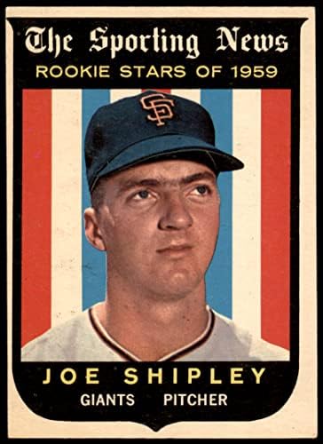 1959 TOPPS # 141 Joe Shipley San Francisco Giants Dean's Cards 5 - Ex divovi