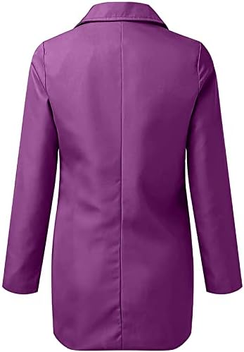Ženski otvoreni prednji blažeri dugih rukava radne kancelarijske jakne Blazer casual lagana jakna Majica Jesen odjeću za žene 2022