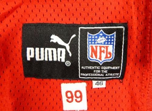 1999 Kansas Chiefs Charlie Patton # 53 Igra Polovna Crvena dresa 46 DP32133 - Neintred NFL igra rabljeni dresovi