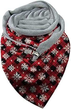 Modni zimski božićni print hladnim vremenskim šal-maltresnim omotačem casual toplim šal šalli svjetlosni šalovi za muškarce