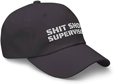 CreativeTees4You Shit show Supervisor - smiješni Citati šeširi za muškarce, smiješni šešir, riječ pun šešir, Izreke sarkazam Tata šešir kapa